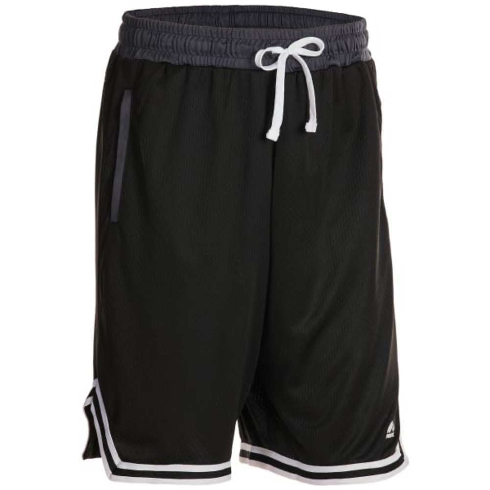 RBX Men's Birdseye 10" Mesh Double Zip Pocket Shorts size medium new with tags